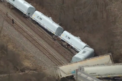 Accidente ferroviario cerca de Detroit el 16 de febrero de 2023