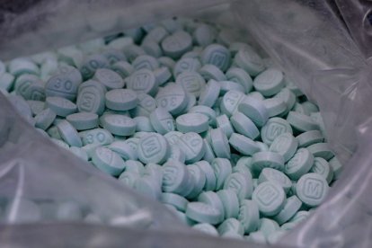 Miles de pastillas de fentanilo incautadas por la DEA. Imagen de archivo.