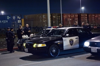 Imagen de archivo de un coche de la Policía de Oakland, California.