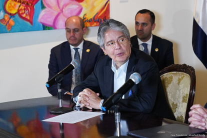Guillermo Lasso, president of Ecuador on March 1, 2023.