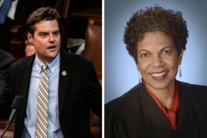 Matt Gaetz y la jueza Tanya Chutkan