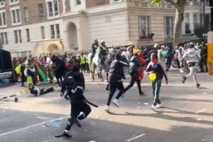 Fin de semana de terror en Londres: una agresión sexual, más de 200 detenidos y ocho apuñalados durante el carnaval de Notting Hill