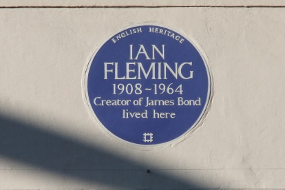 Placa conmemorativa de Ian Fleming en