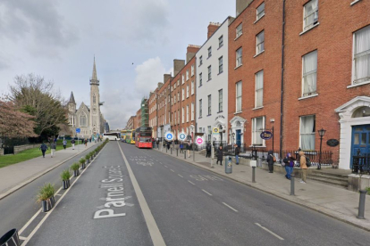 Parnell Square East, la zona del apuñalamiento en Dublín.