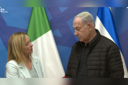 Netanyahu y Meloni se reúnen en Tel Aviv: “Esta es una batalla entre la civilización y los bárbaros”