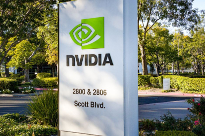 Sede principal de Nvidia, líder en el desarrollo de inteligencia artificial.