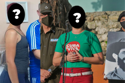 Aylín Álvarez García, in green T-shirt. Is Idania Atala Noriega the person on the left?