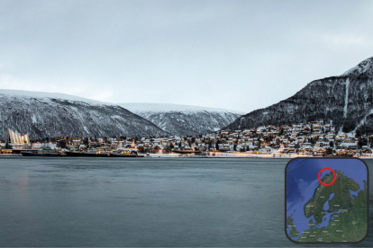 Localidad de Tromsoe, Noruega.
