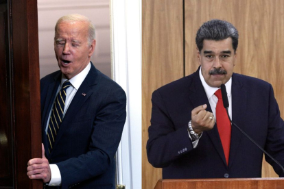 Maduro, Biden, opositores, María Corina Machado