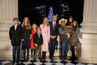 Encendido del árbol de navidad del capitolio de California