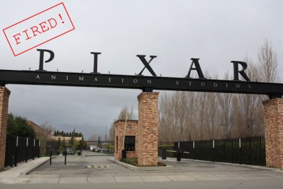 Entrada de los estudios de Pixar, donde 75 personas perdieron en mayo de 2023 su empleo debido a la crisis de Disney.