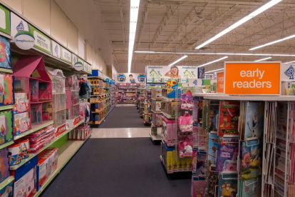 Imagen de una tienda de juguetes en Estados Unidos. En California, una nueva ley obligará a estos establecimientos a contar con secciones de "género neutro".