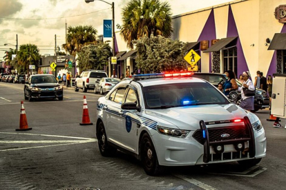 Coche de Policía de miami