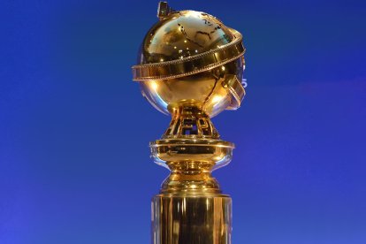 Estatuilla de los Golden Globes durante una ceremonia