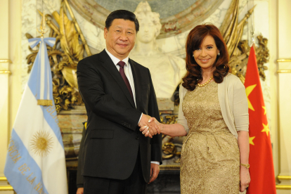 Cristina Kirchner y Xi Jinping