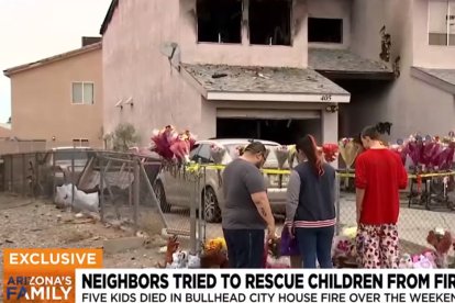 Arizona: cinco niños mueren en un incendio luego de que su padre los dejara solos para ir a comprar comida y regalos de Navidad | Captura de pantalla Arizona Family