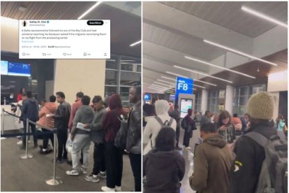 Denuncian que la aerolínea Delta trasladó a cientos de migrantes en primera clase de Phoenix a Nueva York