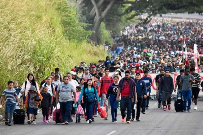 Migrantes en Tapachula, México