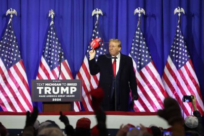 Un Trump imparable arrasa en las primarias republicanas de Michigan con más de 30 puntos sobre Haley
