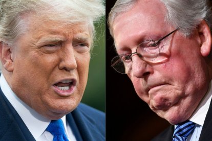 Unión republicana: en un giro inesperado, McConnell dejó de lado los ataques de Trump y anunció su respaldo al expresidente