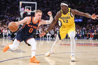 Los Knicks y Pacers se enfrascaron en una lucha de poder a poder