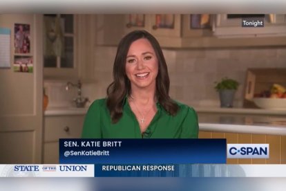 La senadora Katie Britt responde al discurso de Joe Biden en el State of the Union: “Están muriendo estadounidenses inocentes y usted sólo tiene la culpa”