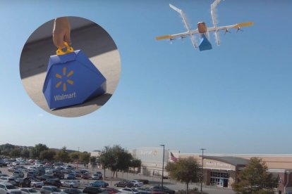 Walmart amplía su servicio de entrega con drones