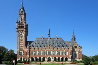 Sede del Tribunal Internacional de Justicia (La Haya, Países Bajos).