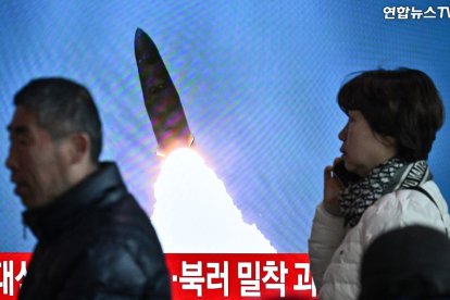 Misiles lanzados por Corea del Norte | AFP