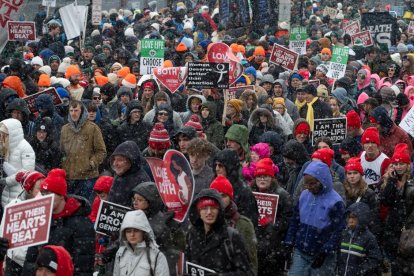 la manifestación contra el aborto March for Life en Washington