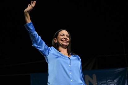 María Corina Machado, líder de la oposición venezolana | Foto de Federico PARRA/AFP