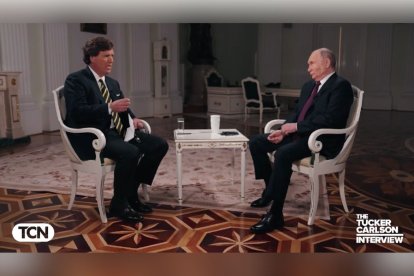 Putin le dice a Tucker Carlson que está dispuesto a liberar al periodista del WSJ Evan Gershkovich bajo “ciertos términos”