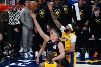 Denver Nuggets-Los Angeles Lakers. Playoffs de la NBA. 22 de abril de 2024.