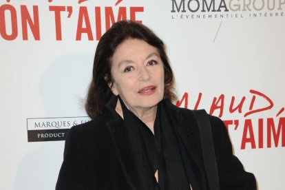 La actriz francesa Anouk Aimée durante una premiere celebrada en 2014. La intérprete falleció el martes 18 de junio de 2024 a los 92 años.