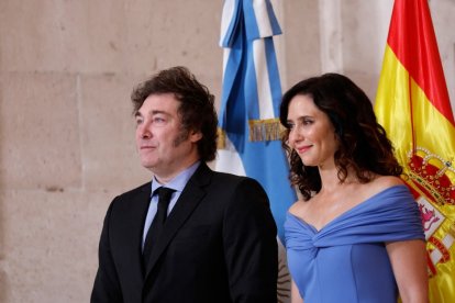 Isabel Díaz Ayuso y Javier Milei