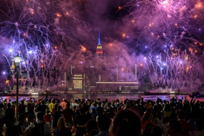 Celebración del Día de la Independencia en la ciudad de Nueva York