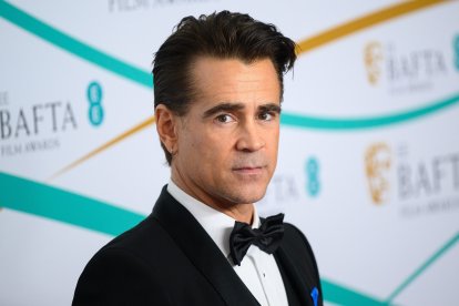 London, UK. 19 February 2023. Colin Farrell attending the 76th British Academy Film Awards held at the Southbank Centre's Royal Festival Hall in London. Picture date: Sunday February 19, 2023. Photo credit should read: Matt Crossick/Empics
