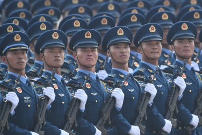 Military personnel of the People's Liberation Army of China.