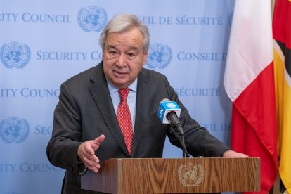 El secretario general de la ONU