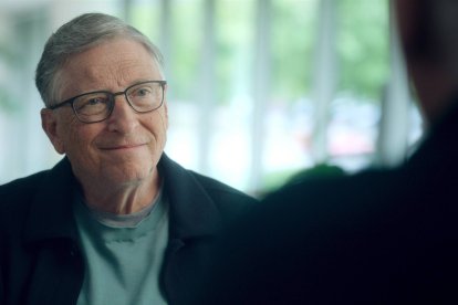 Bill Gates durante una entrevista