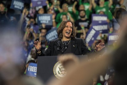 Elecciones Presidenciales 2024 | Kamala Harris, en un acto de campaña en Pensilvania