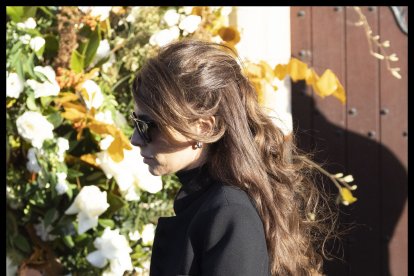 Cheryl Cole, exesposa de Liam Payne en su funeral.