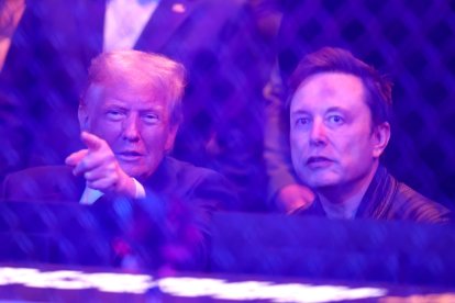 Musk y Trump en el Madison Square Garden