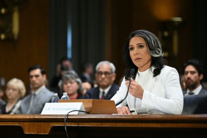 Tulsi Gabbard, en el Senado