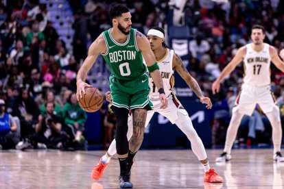 Jayson Tatum, de los Boston Celtics