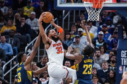 Karl-Anthony Towns anota frente los Pacers
