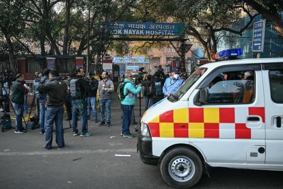 Hospital de la India donde ingresaron a los heridos de la estampida