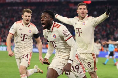 Alphonso Davies (Bayern), autor del gol frente al Celtic