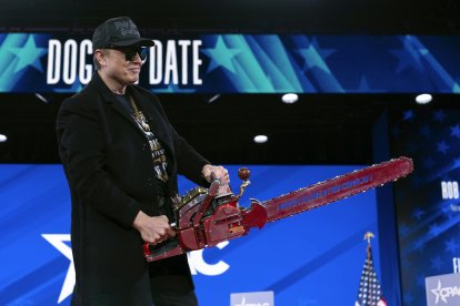 Elon Musk, durante el CPAC