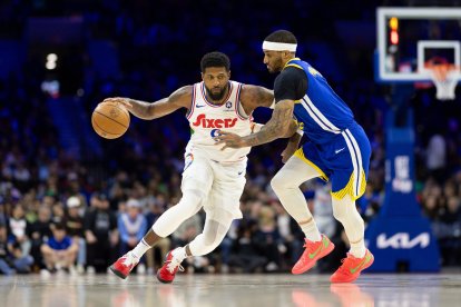 Paul George, frente a los Golden State Warriors